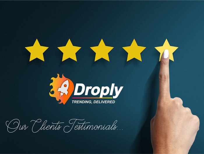 <h2>‘‘Droply is great and has tons of offers. Their customer service is very helpful and they respond within hours..’’</h2><h4>⭐⭐⭐⭐⭐<br/></h4><h5>Tom Mishaells</h5><p>January 2, 2025<br/></p>