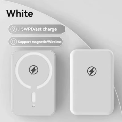 Magnetic Wireless Charger 10000mAh: 15W PD Fast Charging Power Bank for iPhone 16/17、15/14/13/12 Series