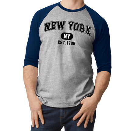 Men´s T-Shirt with New York - NY - EST. 1798 design