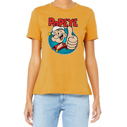 Woman T-shirts with Popeye design