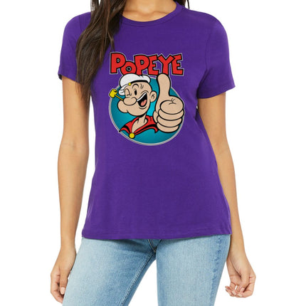 Woman T-shirts with Popeye design