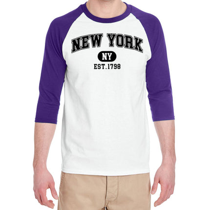 Men´s T-Shirt with New York - NY - EST. 1798 design