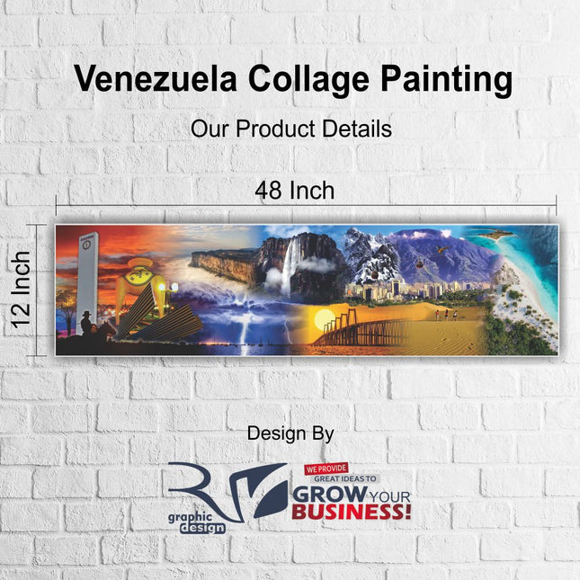 Venezuela Collage Painting