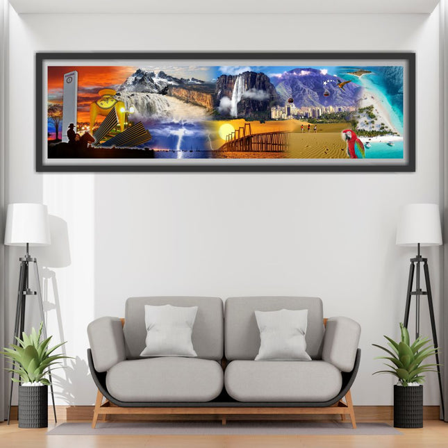 Venezuela Collage Painting